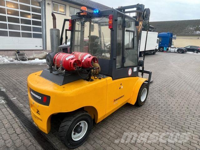 Jungheinrich TFG680 Duplex Gasstapler Seitensch. hydr. Zinken LPG forklifts