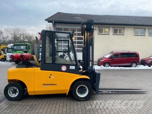 Jungheinrich TFG680 Duplex Gasstapler Seitensch. hydr. Zinken LPG forklifts