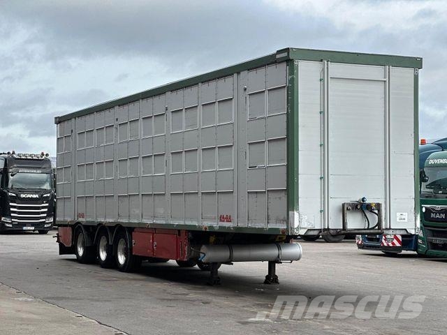 KA-BA 3.Stock /Hubdach/TRIDEC/Tränke Dyretransport semi-trailer