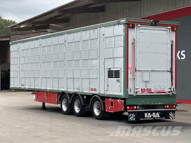 KA-BA 3.Stock /Hubdach/TRIDEC/Tränke Dyretransport semi-trailer