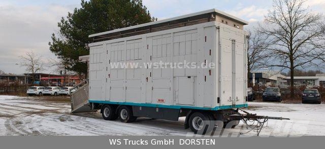KA-BA 3 Stock Hubdach Viehanhänger Remorque bétaillère
