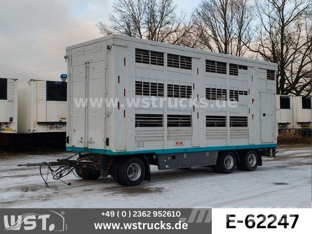 KA-BA 3 Stock Hubdach Viehanhänger Remorque bétaillère