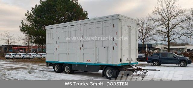 KA-BA 3 Stock Hubdach Viehanhänger Remorque bétaillère