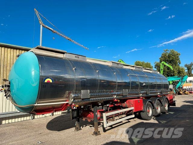 Kaiser TSA-31C ADR CHEMIETANK L4BH 4 KAMMER HEIZUNG ISO Tankopleggers