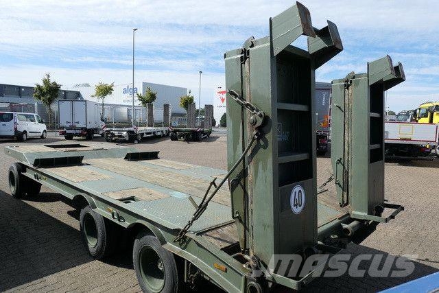 Kässbohrer BWB 2300216, 3-Achser, Rampen, Blatt, Trommel Nízko rámové nákladné automobily