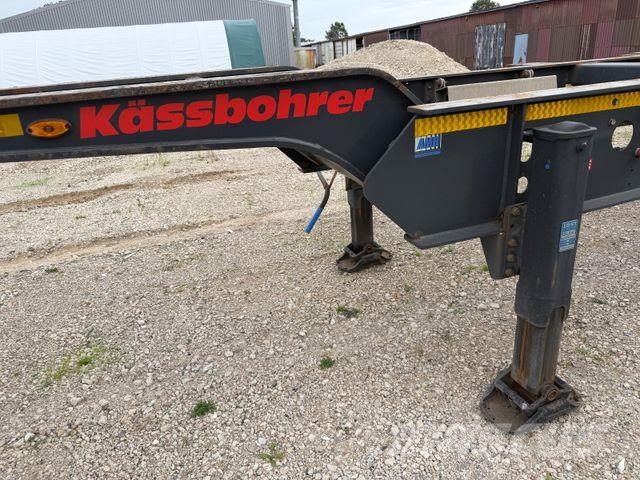 Kässbohrer CS, 1x20, 2x20, 1x30 & 1x40 Fuß-Container, SAF Tieflader-Auflieger