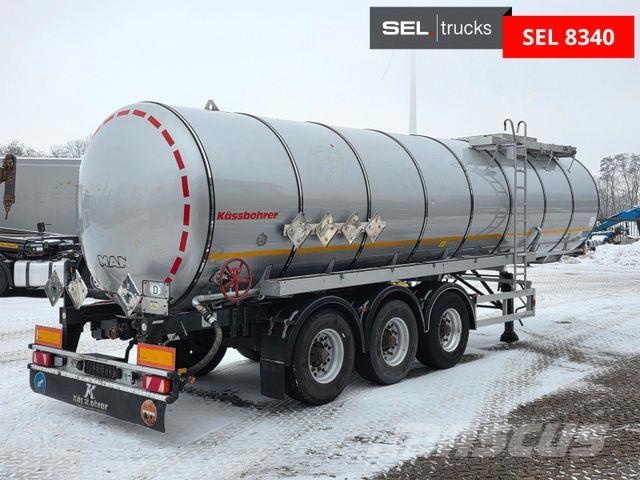 Kässbohrer STB / Lift / Alu/ ADR AT FL / 32.0 / BITUMEN Semi-trailer med Tank