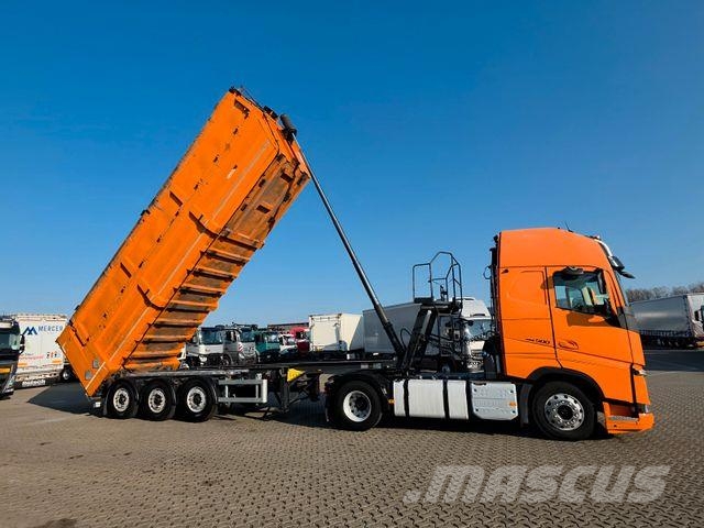 Kempf MULDE MIT KLAPPE!! / VOLVO 500 / KOMPLETT !! Kippladerauflieger