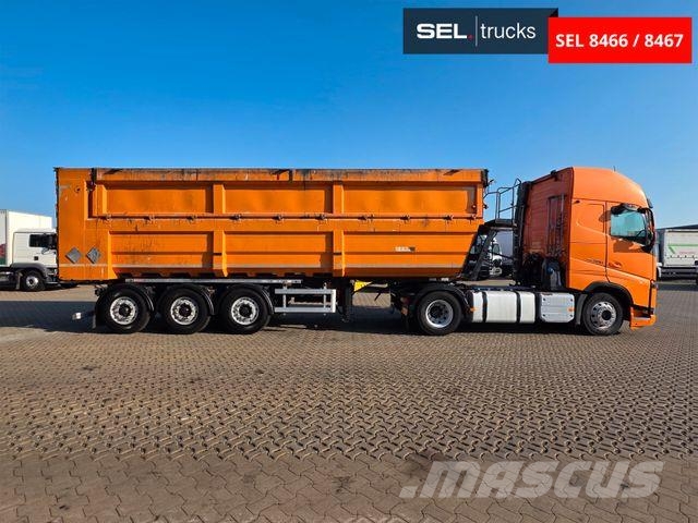 Kempf MULDE MIT KLAPPE!! / VOLVO 500 / KOMPLETT !! Kippladerauflieger