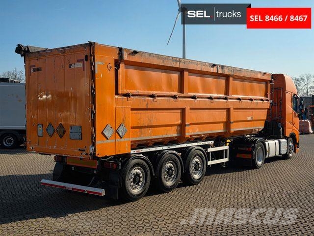 Kempf MULDE MIT KLAPPE!! / VOLVO 500 / KOMPLETT !! Kippladerauflieger