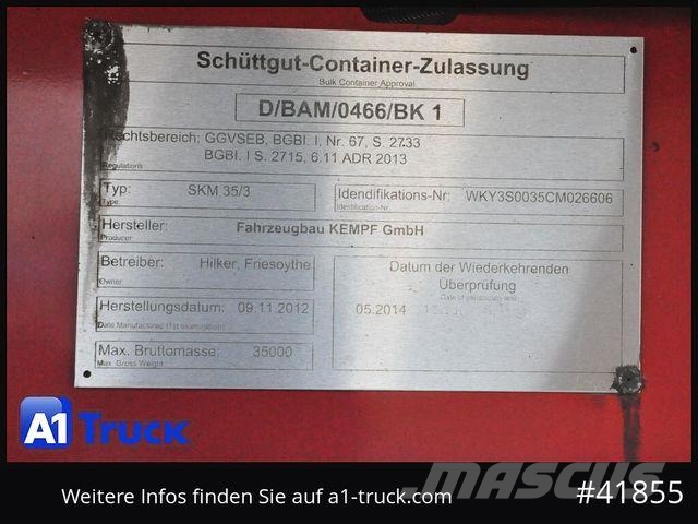 Kempf SKM 35/3 Kippmulde, Liftachse, Alu, Kippladerauflieger