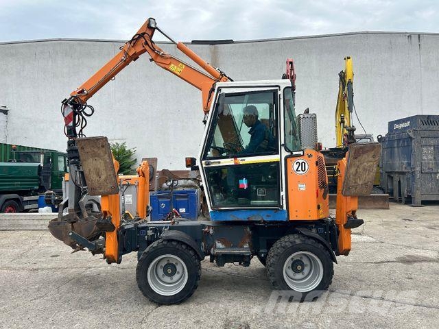 Kiefer Boki 4551 / 4x4x4 / Friedhofsbagger Wielgraafmachines