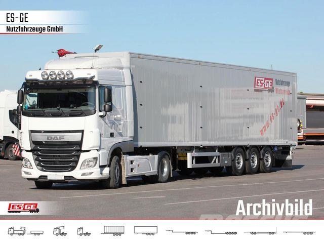 Knapen 3-Achs-Schubbodenauflieger 92m³ Box body semi-trailers