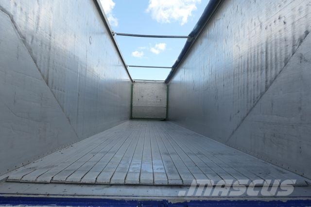 Knapen K 100, 92m³, 10mm Boden, SAF, Luft-Lift, Verzink Box body semi-trailers