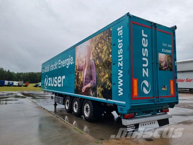 Knapen Walkingfloor 92m3 Floor 10 mm 2018 year Semirremolques de carrocería de cajas