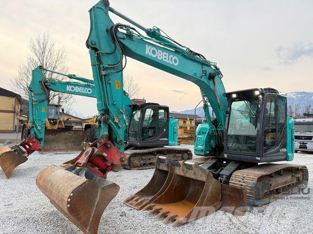 Kobelco SK140SRLC-7 Powertilt 3X Löffeln Hammerleitung Bageri gusjeničari