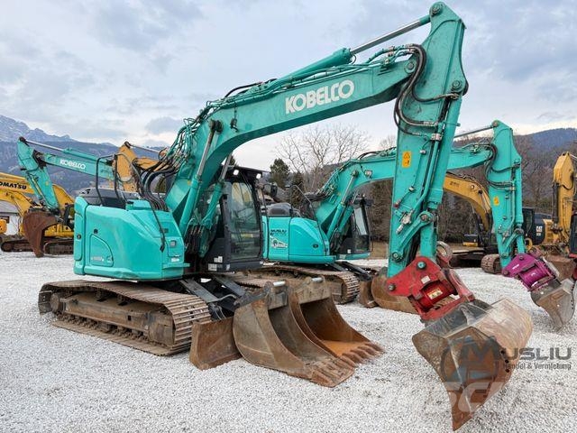 Kobelco SK140SRLC-7 Powertilt 3X Löffeln Hammerleitung Bageri gusjeničari