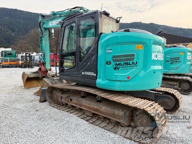 Kobelco SK140SRLC-7 Powertilt 3X Löffeln Hammerleitung Bageri gusjeničari