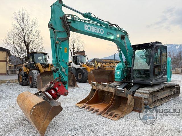 Kobelco SK140SRLC-7 Powertilt 4X Löffeln Hammerleitung Raupenbagger