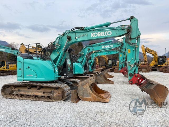 Kobelco SK140SRLC-7 Powertilt 4X Löffeln Hammerleitung Raupenbagger