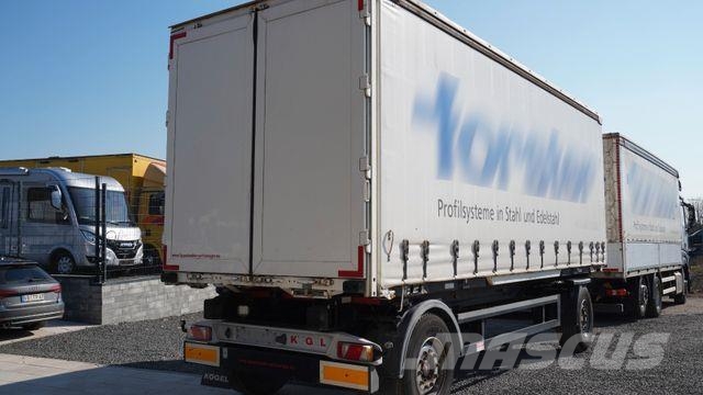Kögel AW 18 Anhänger Pritsche + Plane SAF BDF Curtainsider trailers