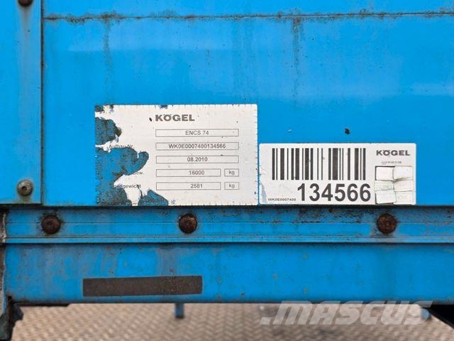 Kögel ENCS 74 | Aluklappen Platformlar
