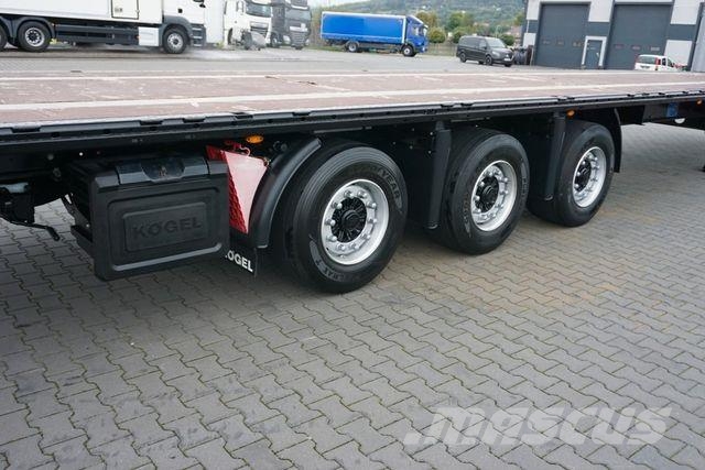 Kögel MEGA / PLATFORMA / MULTI LOCK / OŚ PODNOSZONA Low loader-semi-trailers