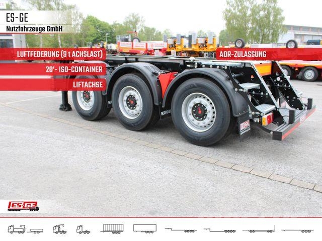 Kögel PORT 20 TANKPLEX Containerchassis Tieflader-Auflieger