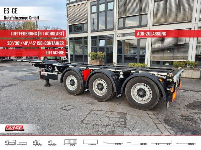 Kögel PORT 45 TRIPLEX Containerchassis Tieflader-Auflieger
