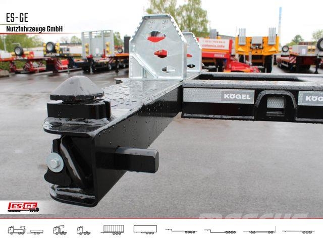 Kögel PORT 45 TRIPLEX Containerchassis نصف مقطورة مسطحة منخفضة