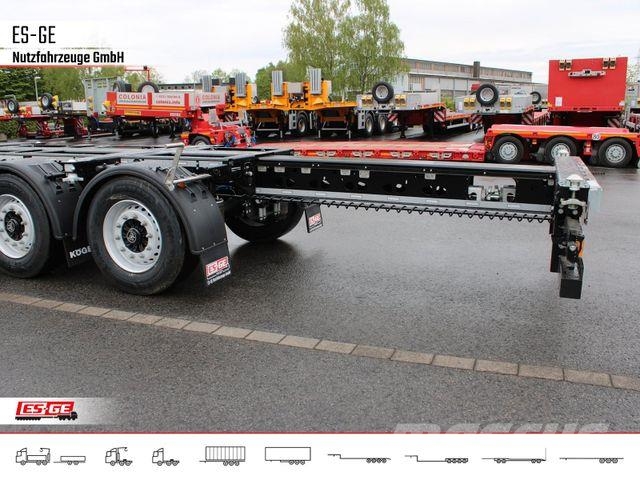 Kögel PORT 45 TRIPLEX Containerchassis نصف مقطورة مسطحة منخفضة