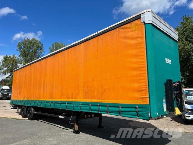 Kögel S18 Pritsche+Plane/MEGA/EDSCHA/13,6m/22980kg/BPW 커튼사이더 세미 트레일러