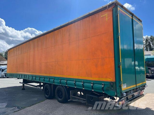 Kögel S18 Pritsche+Plane/MEGA/EDSCHA/13,6m/22980kg/BPW 커튼사이더 세미 트레일러