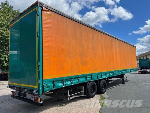 Kögel S18 Pritsche+Plane/MEGA/EDSCHA/13,6m/22980kg/BPW 커튼사이더 세미 트레일러