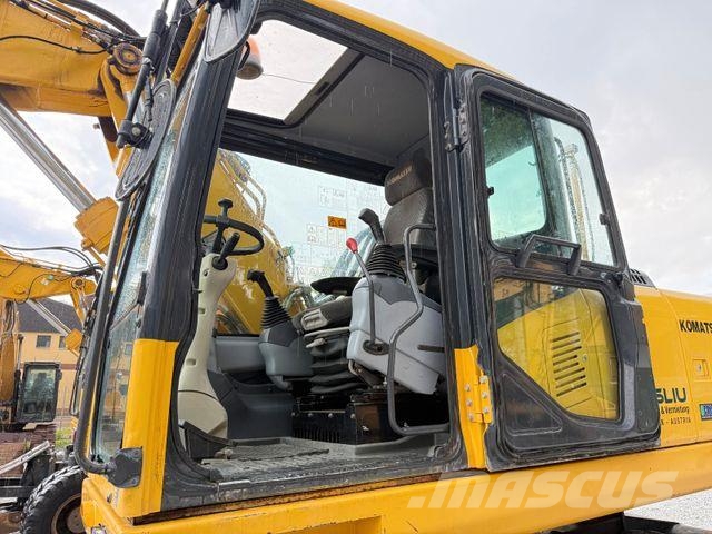 Komatsu 2 Stück PW 180-7E0 Schnellwechsler 2x Löffel Top Εκσκαφείς με τροχούς - λάστιχα