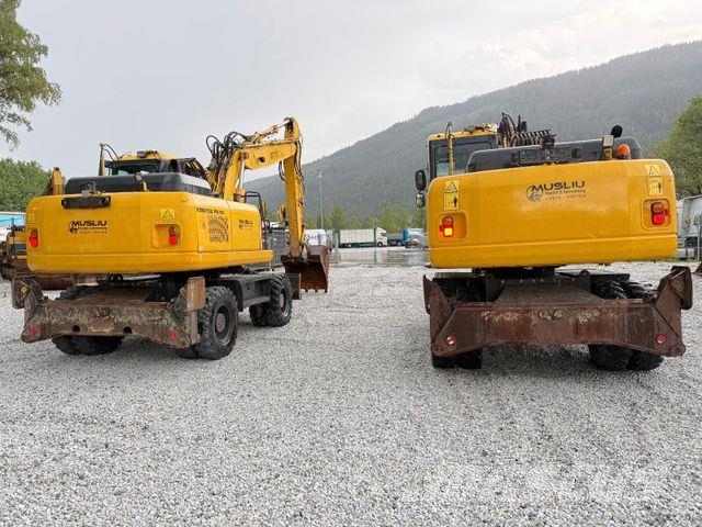 Komatsu 2 Stück PW 180-7E0 Schnellwechsler 2x Löffel Top Εκσκαφείς με τροχούς - λάστιχα