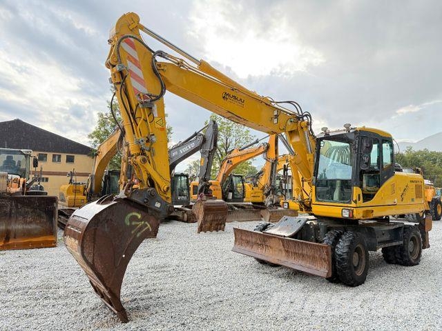 Komatsu 2 Stück PW 180-7E0 Schnellwechsler 2x Löffel Top Εκσκαφείς με τροχούς - λάστιχα