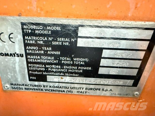 Komatsu CK 20-1 Bobcat Raupenlader Kompaktlader Top Građevinarstvo – ostalo