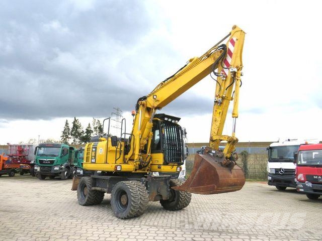 Komatsu Mobilbagger PW 148 - 8 Bagger 6.824h Deutsch top Pelle sur pneus