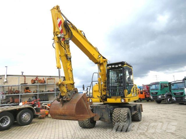 Komatsu Mobilbagger PW 148 - 8 Bagger 6.824h Deutsch top Pelle sur pneus
