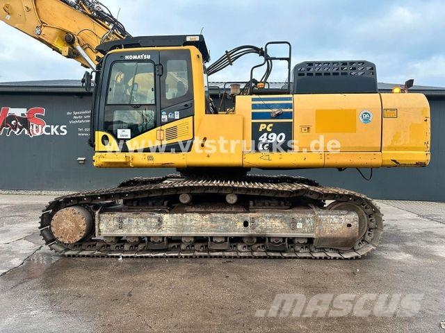 Komatsu PC490 Longfront Abbruchbagger Kettenbagger Pelle sur chenilles