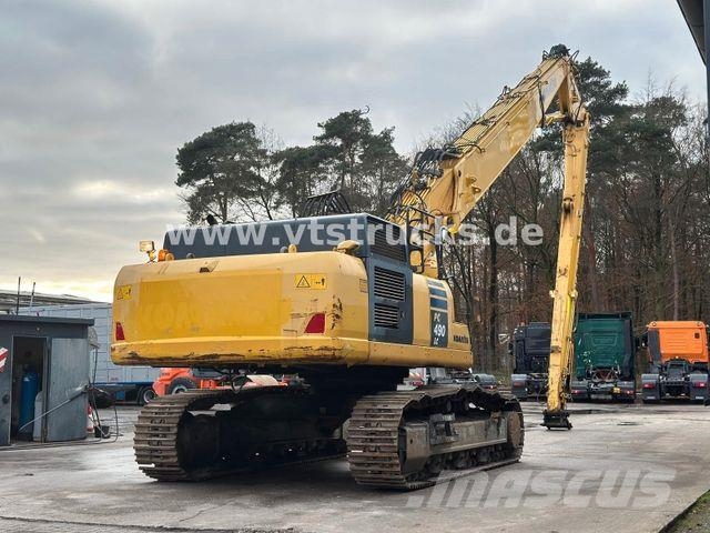 Komatsu PC490 Longfront Abbruchbagger Kettenbagger Pelle sur chenilles