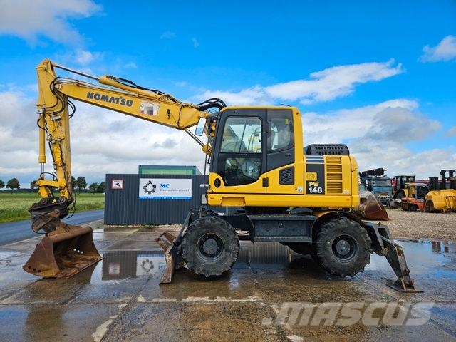Komatsu PW 148 - 8 *2017*CE*6.941 h*Schild*Pratze*Löffel حفارات بعجل