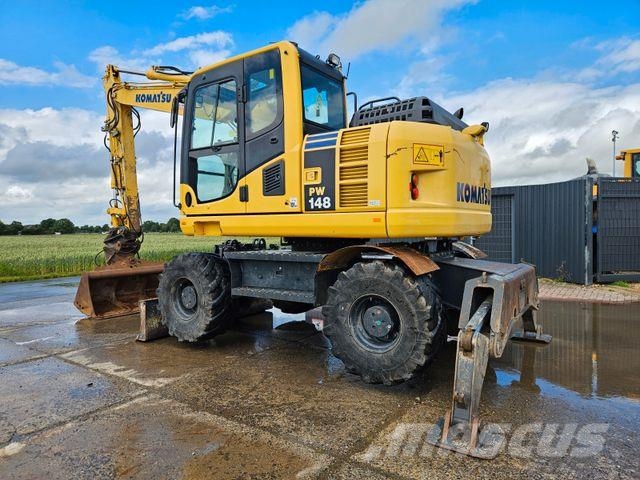 Komatsu PW 148 - 8 *2017*CE*6.941 h*Schild*Pratze*Löffel حفارات بعجل