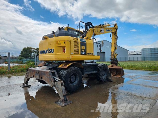 Komatsu PW 148 - 8 *2017*CE*6.941 h*Schild*Pratze*Löffel حفارات بعجل