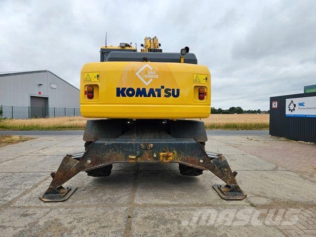 Komatsu PW 180 - 7 *2011*14.095h*Mono-Boom*4 × Pratze* Gumikerekes kotrók