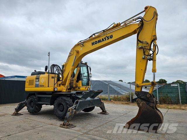 Komatsu PW 180 - 7 *2011*14.095h*Mono-Boom*4 × Pratze* Gumikerekes kotrók