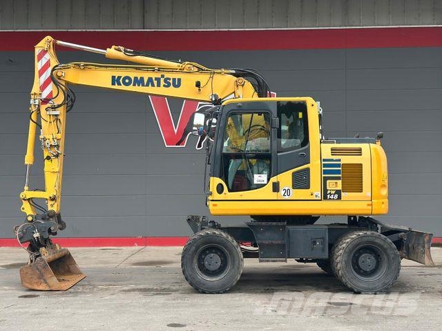 Komatsu PW148-10 Mobilbagger 90kW 4x4 Bj.2018 Escavadoras de rodas