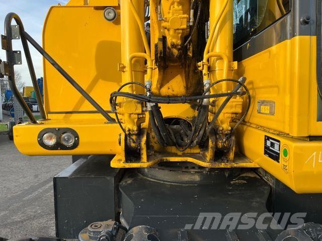 Komatsu PW180-10 Mobilbagger OilQuick Löffel Gumikerekes kotrók