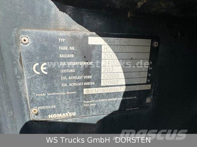 Komatsu WA 470-6 9t Schaufel Waage LED لوادر بعجل